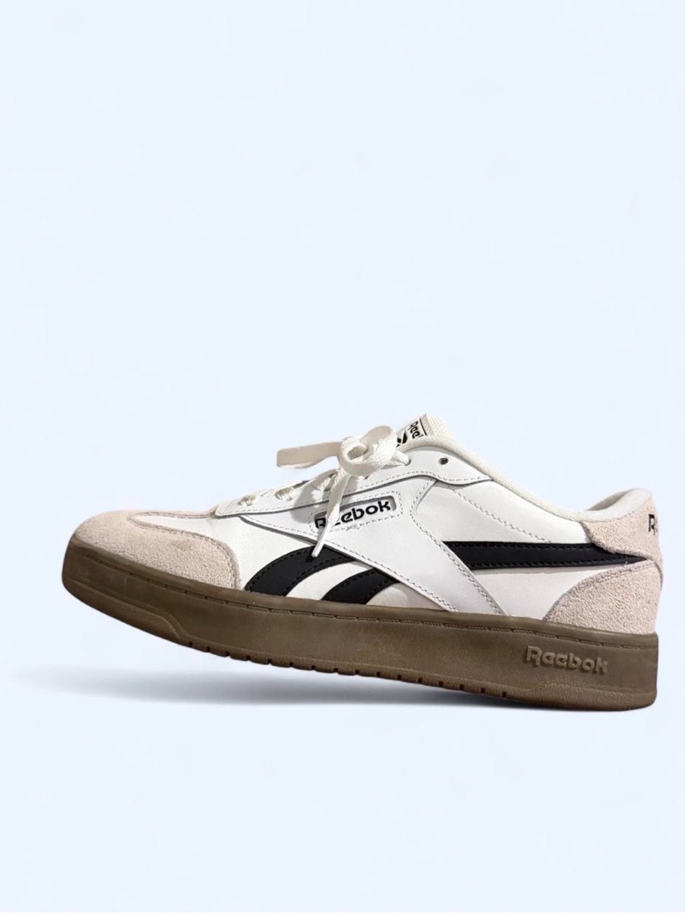 Reebok Women’s Classic White and Black Low-Top Sneaker